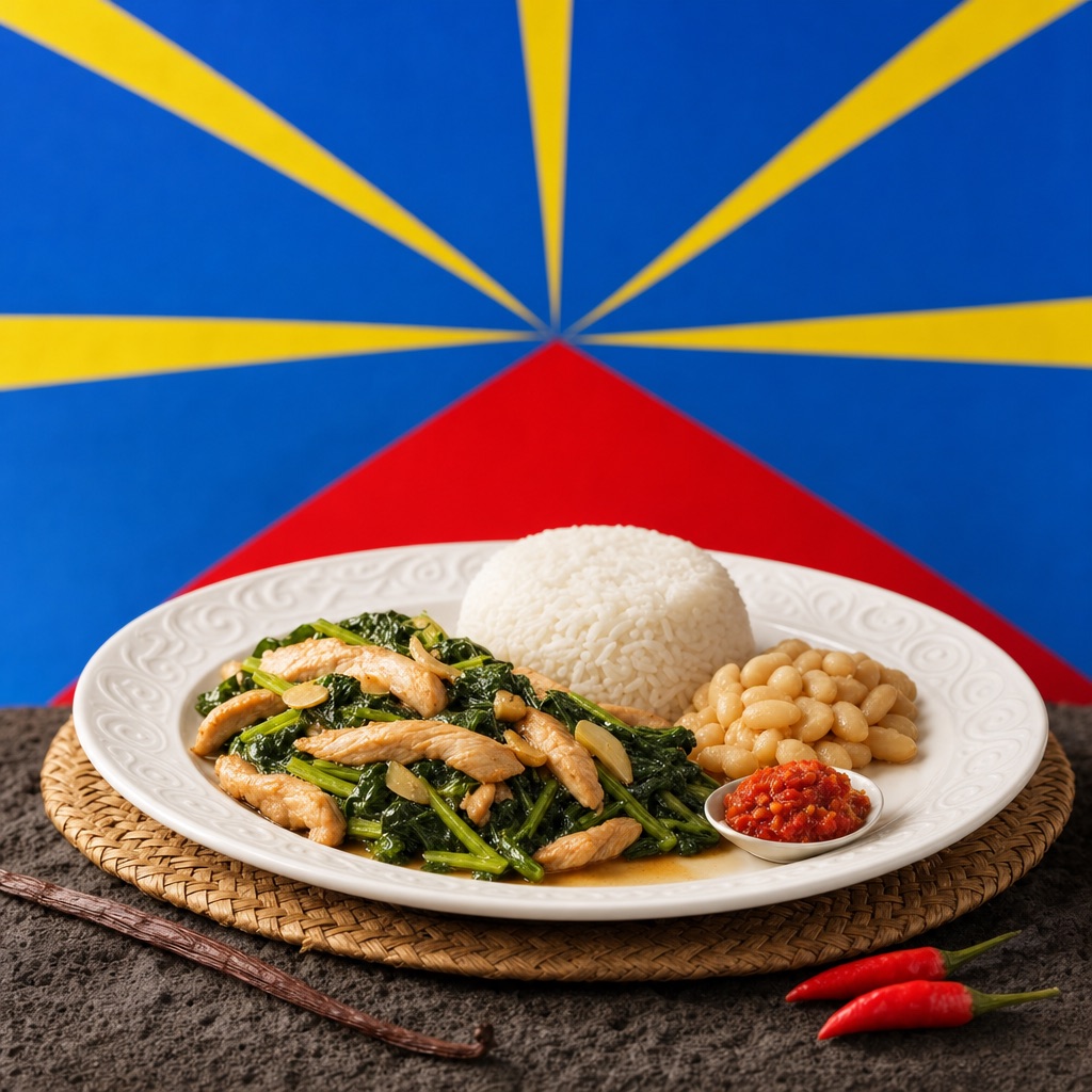 Émincé de poulet au brède chinois