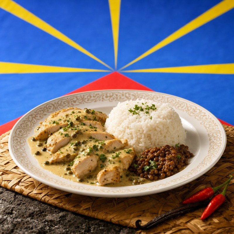 Émincé de poulet au poivre vert