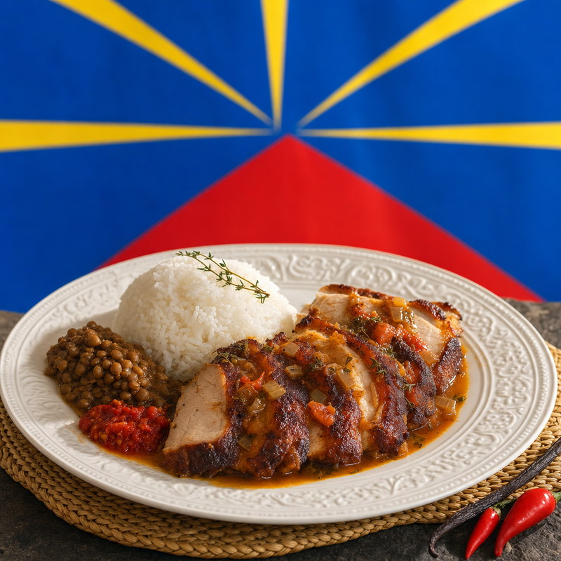 Rôti porc à la créole