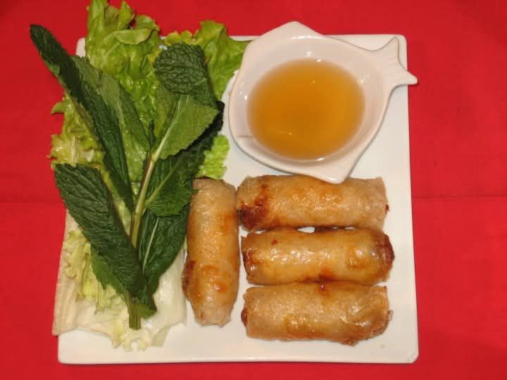 Assiette de nem cocktail