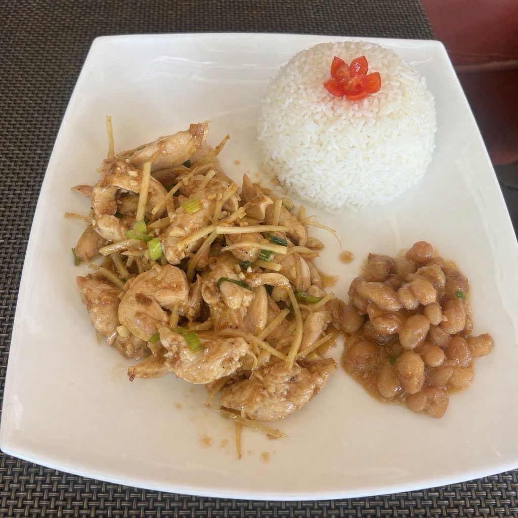 Émincé de poulet au gingembre