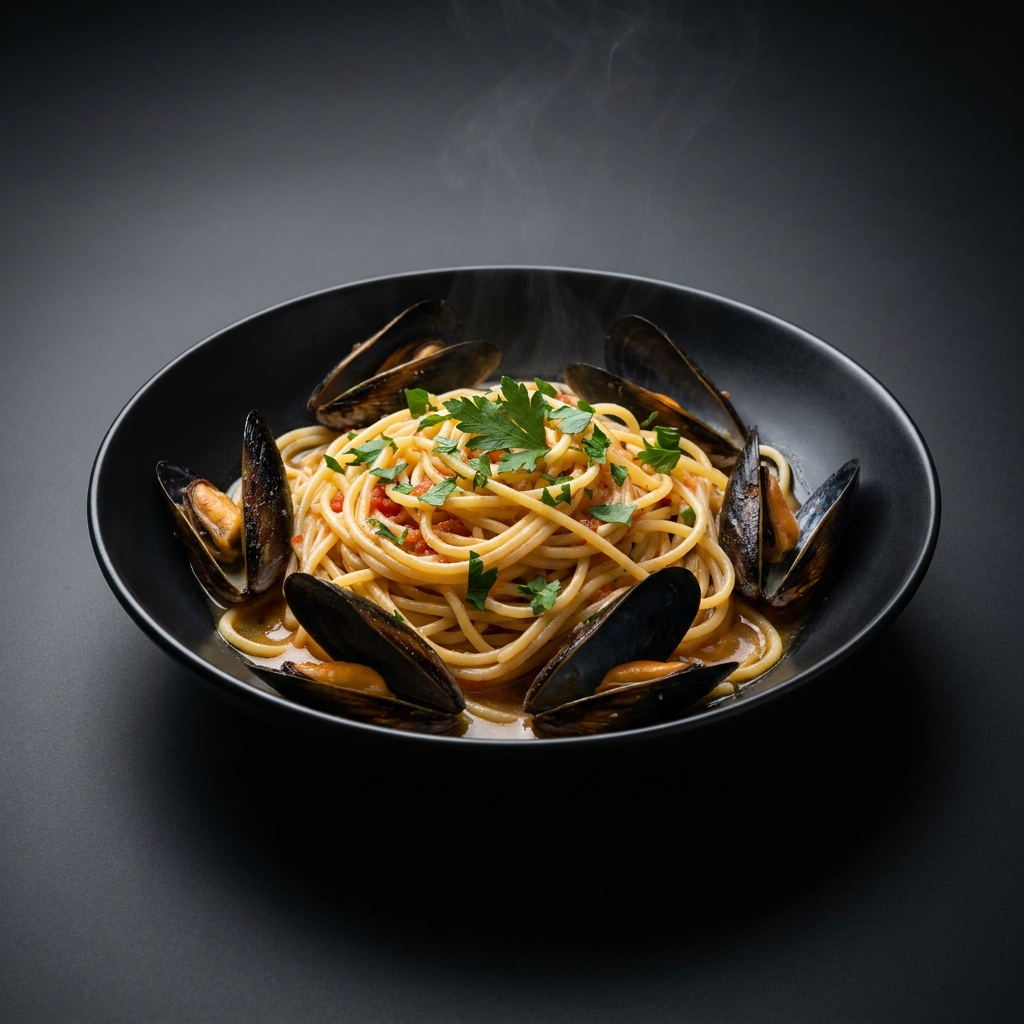 Pâtes aux moules